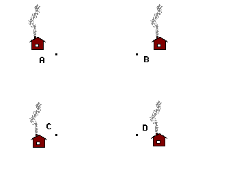 (Square with corners A, B, C and D not connected)