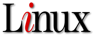 Linux text logo