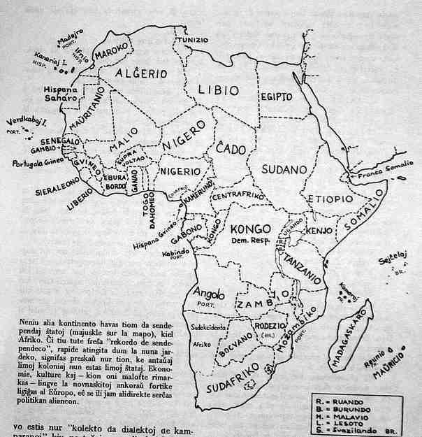 Mapo de Afriko
